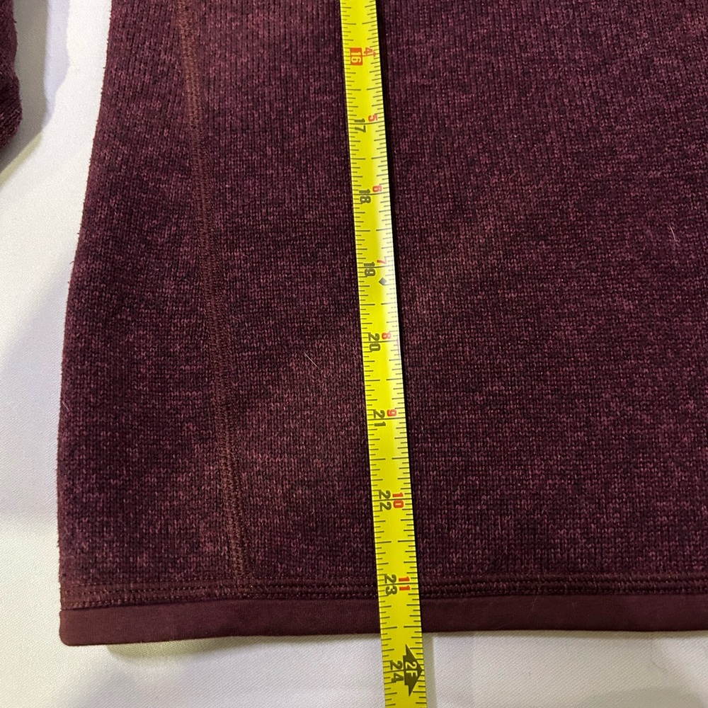 Wine Red Better Sweater Half Zip Jacket Sweatshirt Dark Purple XS Patagonia - Picture 3 of 6